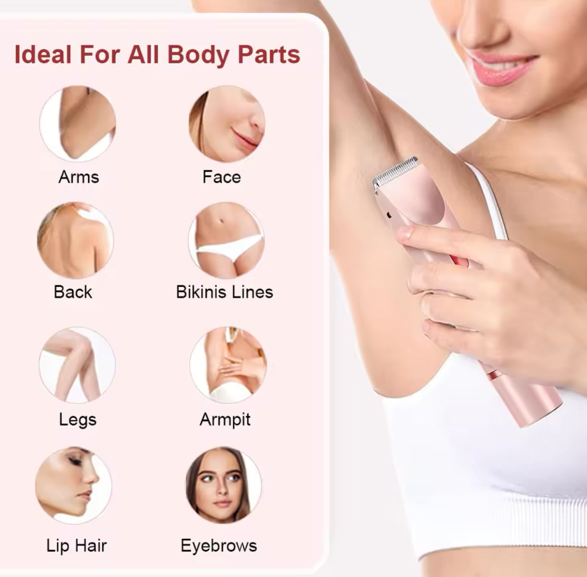 Dual-Head 2-in-1 Full Body Shaver