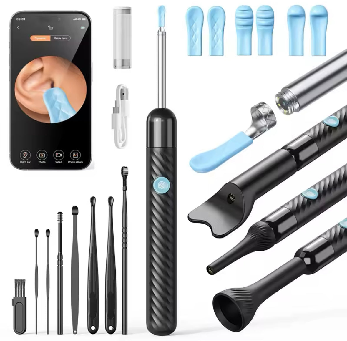 Electric Ear Cleaning Set with HD Camera