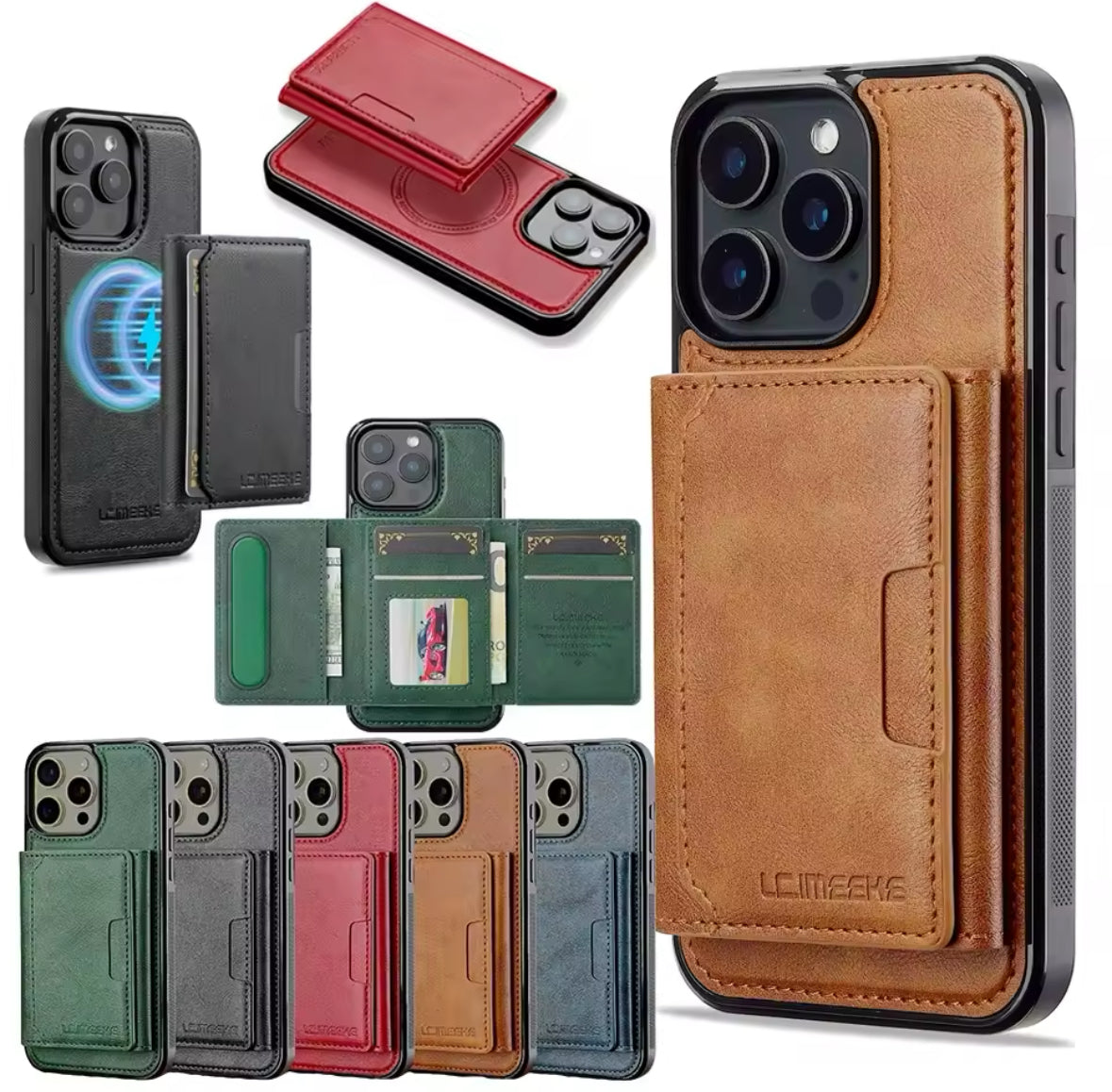 iPhone Case with Detachable Wallet