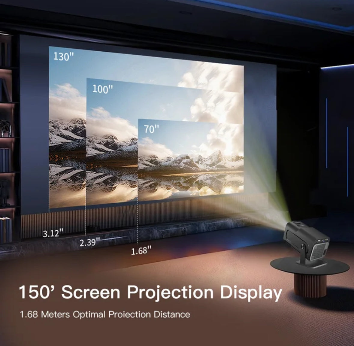 4K UHD Smart Projector 