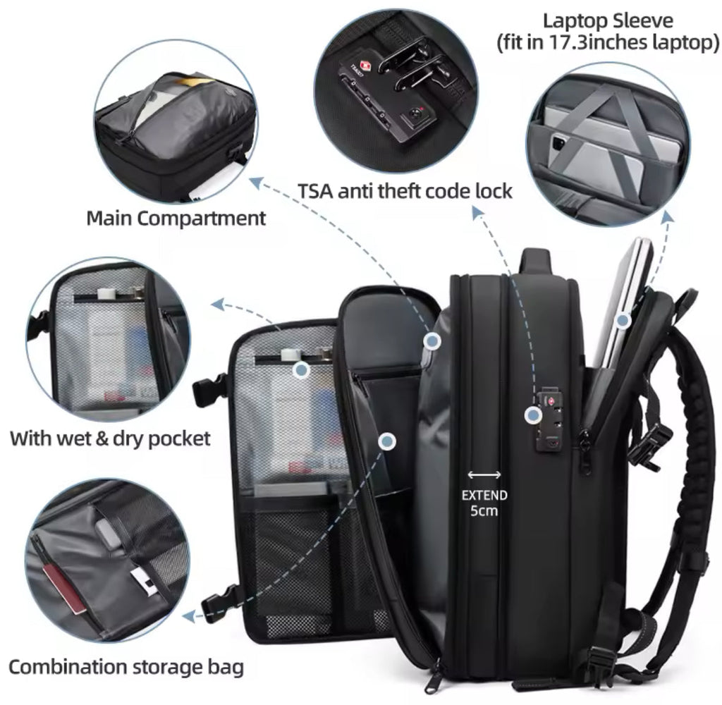Airpack Space-Saving 60L Vacuum Backpack