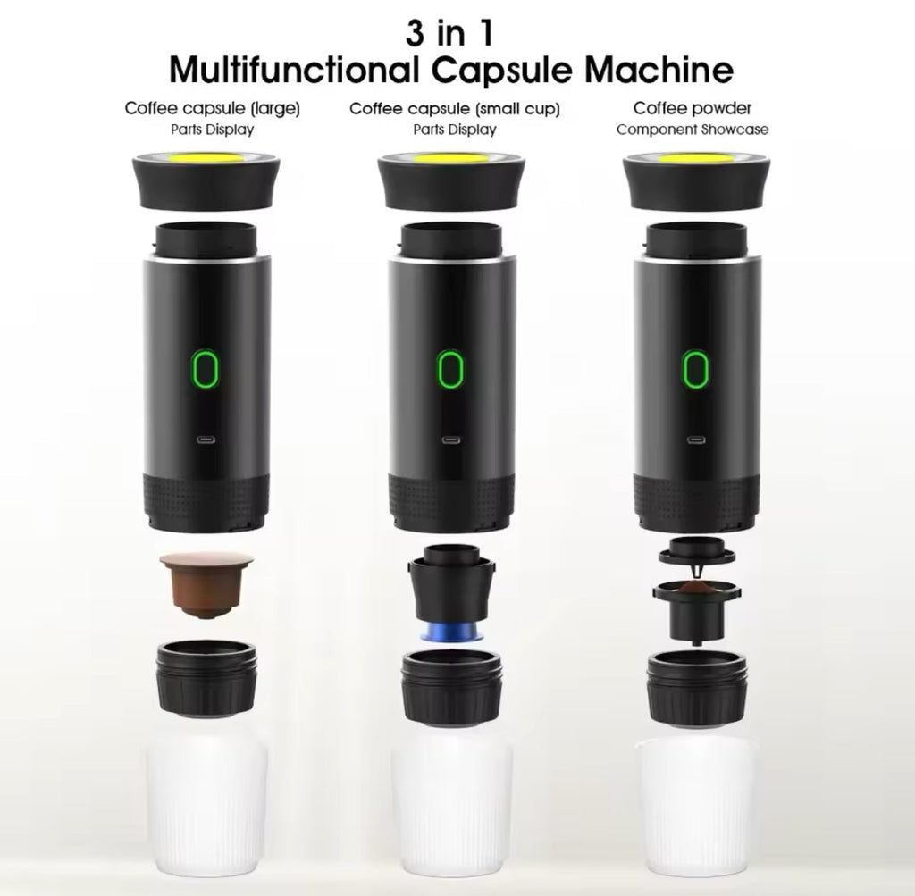 Mobile Espresso Machine with Heating Function